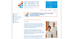 Desktop Screenshot of praxis-jansen-zimmer.de